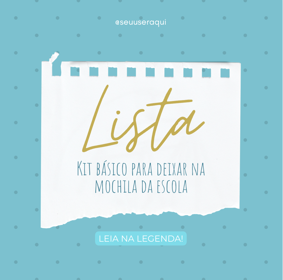 Template de post para Loja infantil