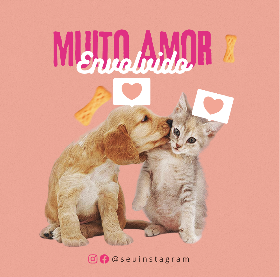 Template de post para Pet shop
