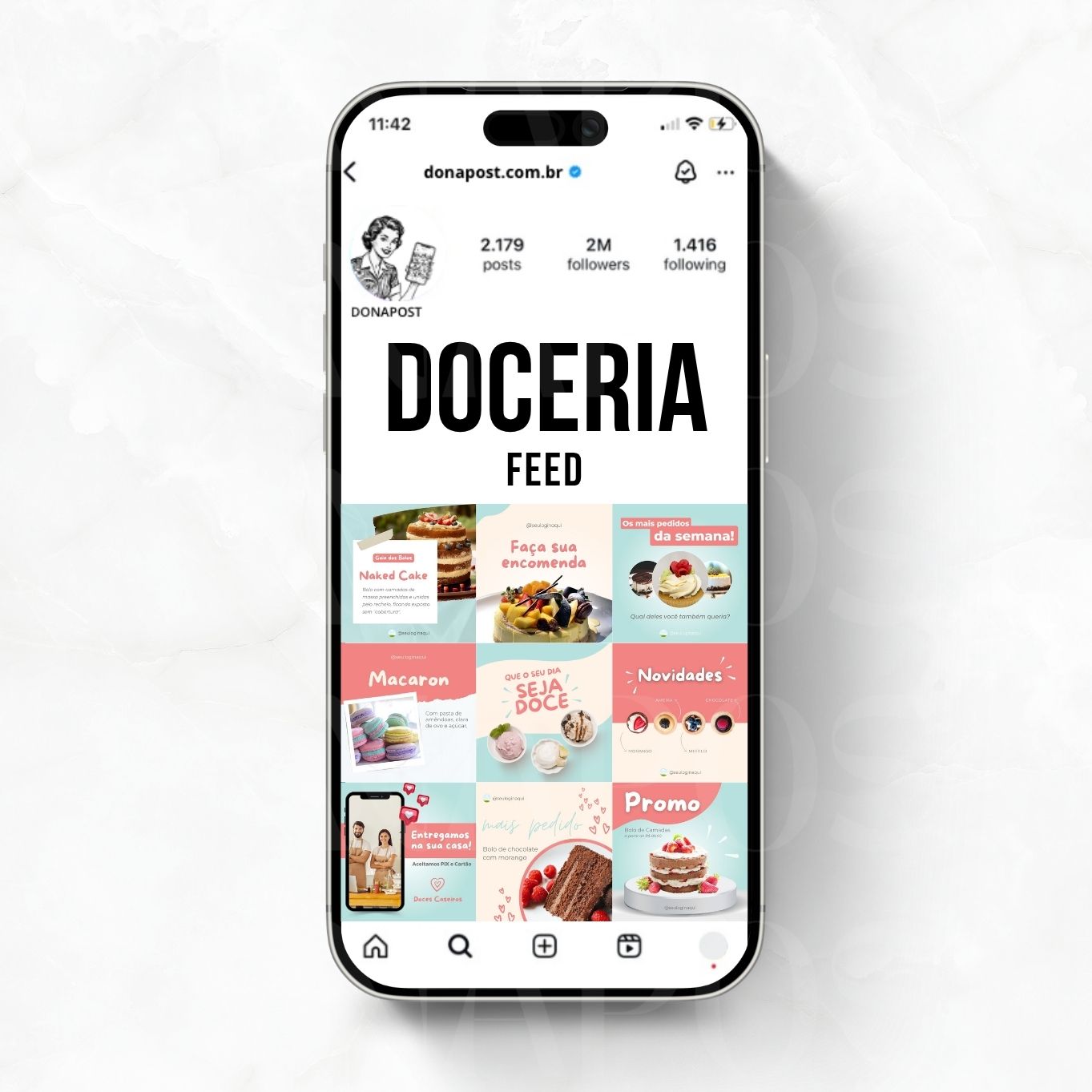 Template DONAPOST para Doceria