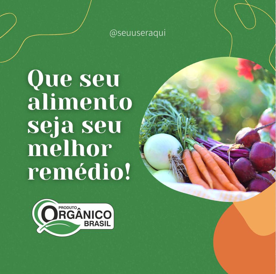 Template de post para Orgânicos